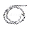 Electroplated Synthetic Non-magnetic Hematite Beads Strands G-J211-A10-03-3