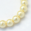 Baking Paint Glass Pearl Bead Strands HY-Q003-3mm-21-2