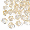 Transparent Spray Painted Glass Beads GLAA-S190-005A-08-1