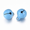 Baking Paint Iron Bell Pendants IFIN-WH0052-03A-1