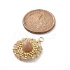 Handmade Japanese Seed Beads Pendants PALLOY-MZ00054-04-3