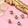 201 Stainless Steel Polymer Clay Rhinestone Inlaid Beads RB-YW0001-11I-2