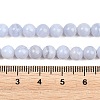 Natural Blue Lace Agate Beads Strands G-D106-A01-6mm-5