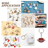 50Pcs Iron Keychain Clasps FIND-SP0005-56AB-5