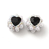 Polymer Clay Rhinestone Beads RGLA-D050-04E-3