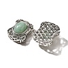 Natural Green Aventurine Multi-Strand Links KK-M304-05P-07-2