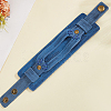 Cowhide Leather Cord Bracelets for Women Men BJEW-WH20012-04AG-03-7