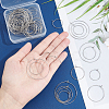 316 Surgical Stainless Steel Hoop Earrings Findings STAS-UN0002-79P-4