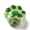 Handmade Printed Porcelain Beads PORC-F005-02E-2