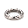 Non-Tarnish 304 Stainless Steel Spring Gate Rings STAS-M296-01P-B-2