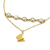 Ion Plating(IP) 304 Stainless Steel Anklets AJEW-H148-09G-02-2