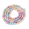 Anti-Tarnish Electroplate Rondelle Glass Beads Strands EGLA-T021-3mm-17-17-2