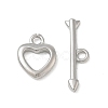 Brass Toggle Clasps KK-CBAFC6C-07C-P-2
