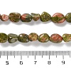 Natural Unakite Beads Strands G-P497-01C-15-5