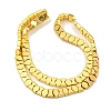 Electroplated Synthetic Non-magnetic Hematite Beads Strands G-C136-A01-03-2