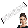 Vintage Polyester Rhinestone Mesh Face Veils for Women AJEW-WH0348-705-1