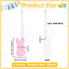 3 Bags 3 Colors Easter Theme Wooden Pendant Decorations HJEW-OC0001-32-2