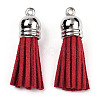 Faux Suede Tassel Pendant Decorations X-FIND-R095-020P-2