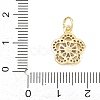 Brass Micro Pave Cubic Zirconia Pendants KK-F938-28G-05-3