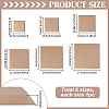 6Pcs MDF Pottery Clay Base Plate DIY-WH0061-060-2