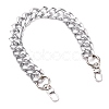 Spray Painted CCB Plastic Curb Chains Bag Handles AJEW-BA00052-4
