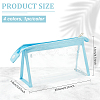 4Pcs 4 Colors Plastic Makeup Storage Bag ABAG-AN0001-02-2