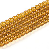 Transparent Glass Beads Strands GLAA-T032-T4mm-23-1