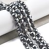 Terahertz Stone Beads Strands G-C179-A11-02-1