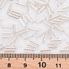 Plated Glass Bugle Beads SEED-S046-01B-21-4