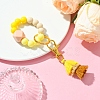 Silicone Beaded Bracelet Keychain KEYC-FS00002-1