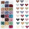 Eco-Friendly Dyed Glass Pearl Round Beads HY-PH0011-02-8mm-2