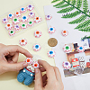 32Pcs 8 Styles Resin Craft Doll Eyes Cabochons DIY-FH0007-28-3