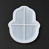 DIY Hamsa Hand Tray Plate Silicone Molds DIY-P070-E01-4