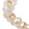 Electroplate Glass Beads Strands EGLA-A034-J6mm-K01-3