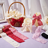 6 Rolls 6 Colors Polyester Ribbons OCOR-BC0006-36B-5