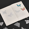 CHGCRAFT 2 Bags 2 Styles Butterfly PET Self Adhesive Laser Stickers Sets STIC-CA0001-02-5