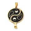 201 Stainless Steel Connector Charms with Enamel STAS-Q342-14G-1