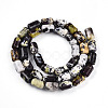 Natural Yellow Turquoise(Jasper) Beads Strands G-N346-01B-15-3
