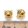 Tibetan Style Alloy Kitten Beads TIBEP-GC178-G-RS-4