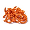 Flocky Acrylic Beads X-OACR-L010-B-08-1