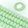 3Starnds Opaque Spray Painted Glass Beads GLAA-PA0001-35B-7