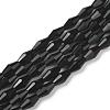 Opaque Glass Beads Strands GLAA-P001-03B-04-1