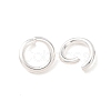 Brass Open Jump Rings KK-G604-08S-02-2