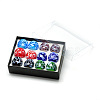 Handmade Lampwork Wide Band Finger Rings RJEW-T002-01-B-2