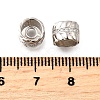 925 Sterling Silver Micro Pave Clear Cubic Zirconia Beads STER-F061-01B-P-2