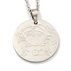 Non-Tarnish Constellation Pendant Necklaces LS-NJEW-S422-04P-04-1