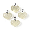Natural Lemon Quartz Chunky Pendants G-T143-19D-1