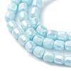 Electroplate Glass Beads Strands EGLA-K015-08E-3
