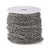 Tarnish Resistant 304 Stainless Steel Cable Chains CHS-R009-10-4