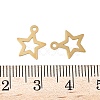 304 Stainless Steel Charms STAS-K306-06B-G-3